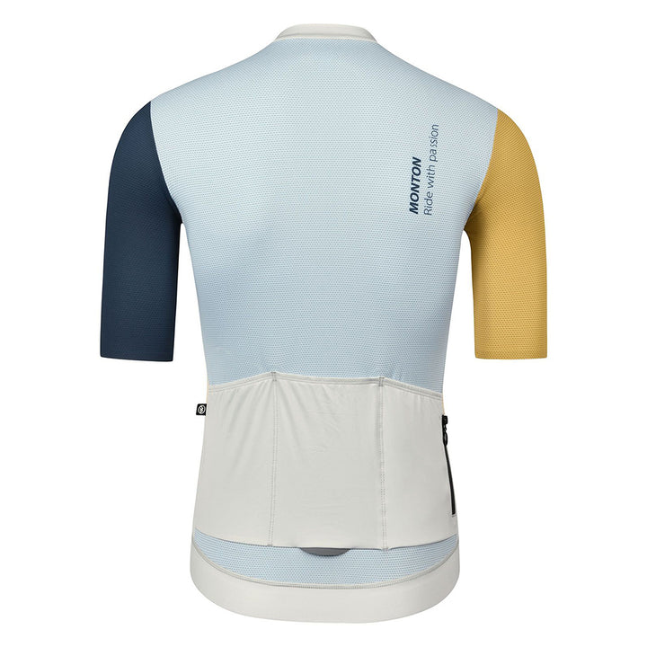 Monton Urban Enroute Men's Cycling Jersey (Light Grey)