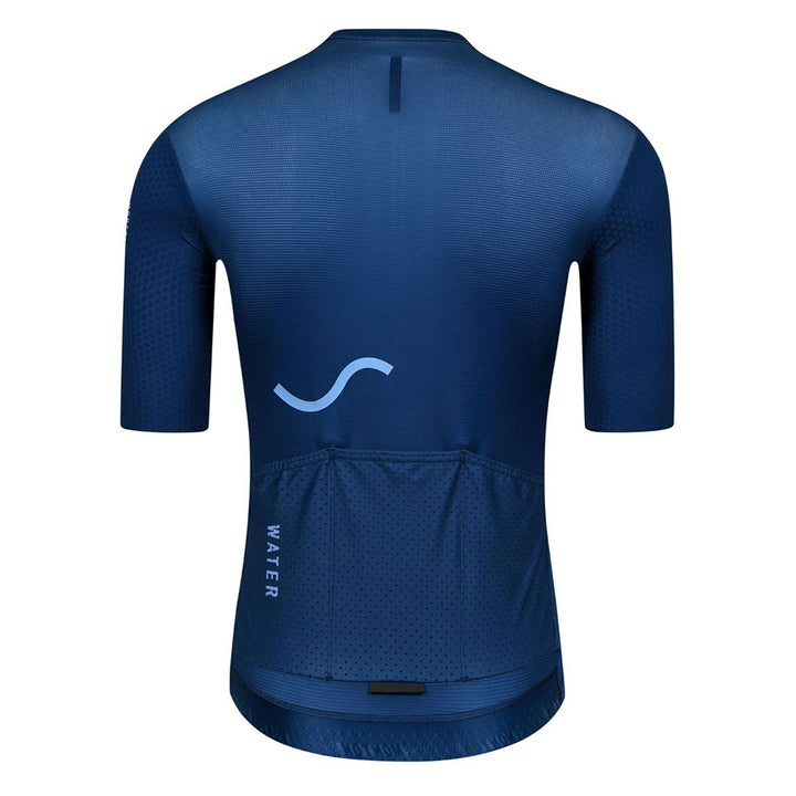 Monton Water Men's Cycling Jersey (Blue)