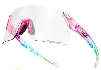Kapvoe Scvcn X142 Sport Sunglasses (Black/Pink)