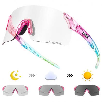 Kapvoe Scvcn X142 Sport Sunglasses (Black/Pink)