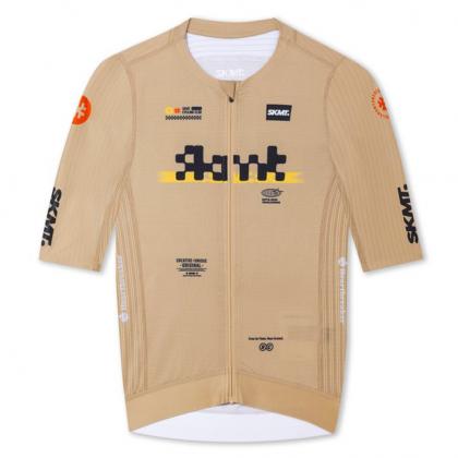 Monton SKMT Flux Block Men's Cycling Jersey (Khaki)