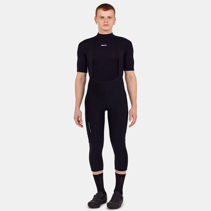 Santini Cargo 2.0 3/4 Men's Cycling Bibtights (Black)