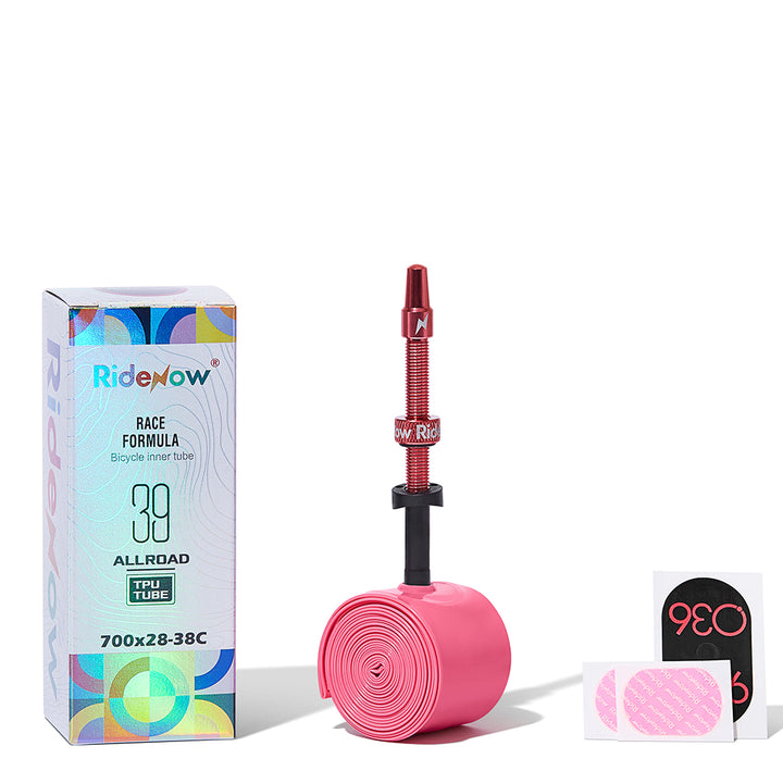 RideNow 700x28-38c 65mm Light Metal Presta Valve Road Inner Tube