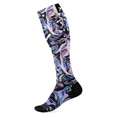 Sox Footwear Milky Way Unisex Multi Sport Socks (Print)