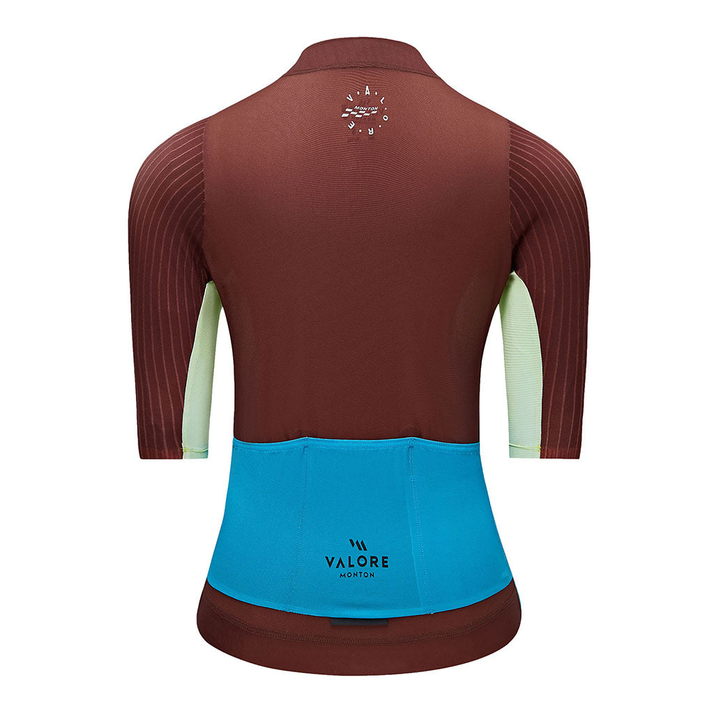 Monton Valore Era Men's Cycling Jersey (Blue/Maroon)