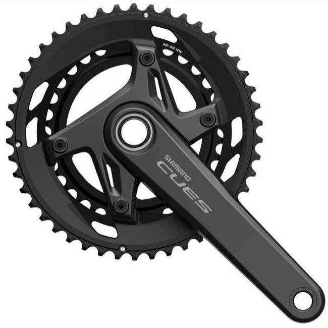 Shimano Cues FC-U6040 Hollowtech II Crankset (Black)