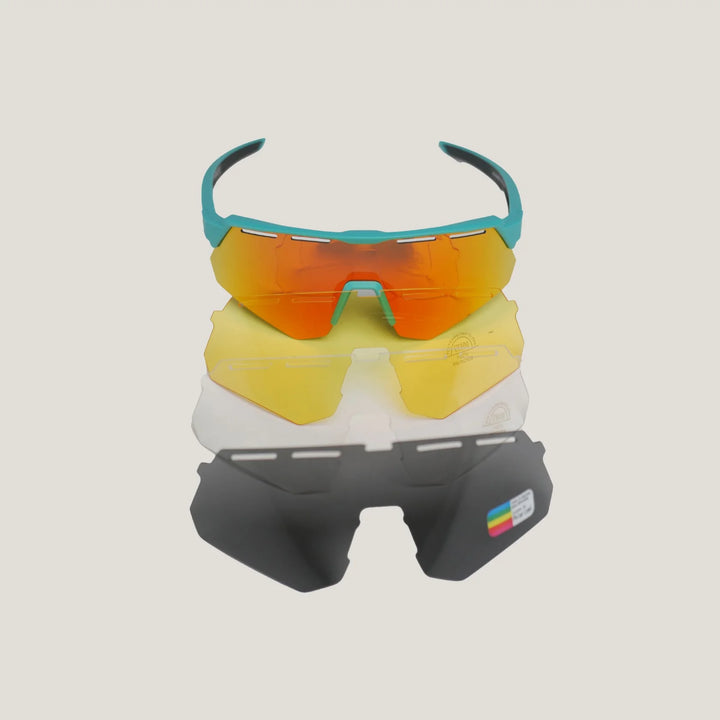 Rockbros Polarized Sunglasses (Green Frame)