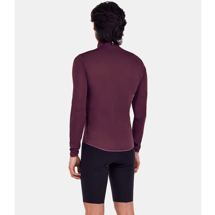 Santini Magic Packable Waterproof Unisex Cycling Jacket (Burgundy)