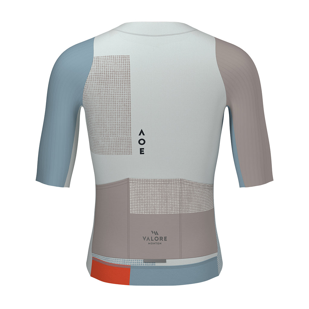 Valore Serie Tempo Men's Cycling Jersey (Stone Grey)