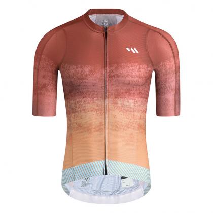 Monton Valore Terra Gradient Men's Cycling Jersey (Sunset Clay)