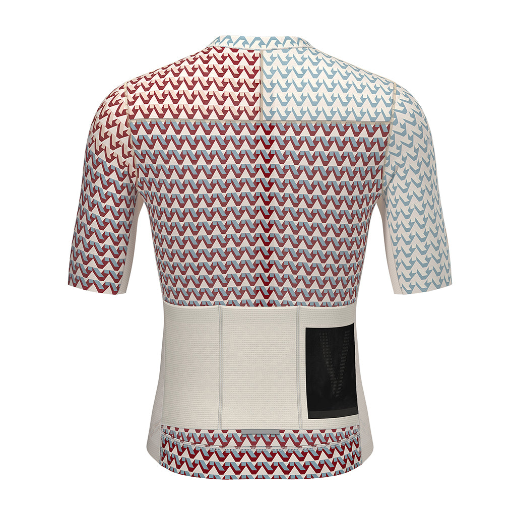 Valore V-Motiva Men's Cycling Jersey (Red/Sky)