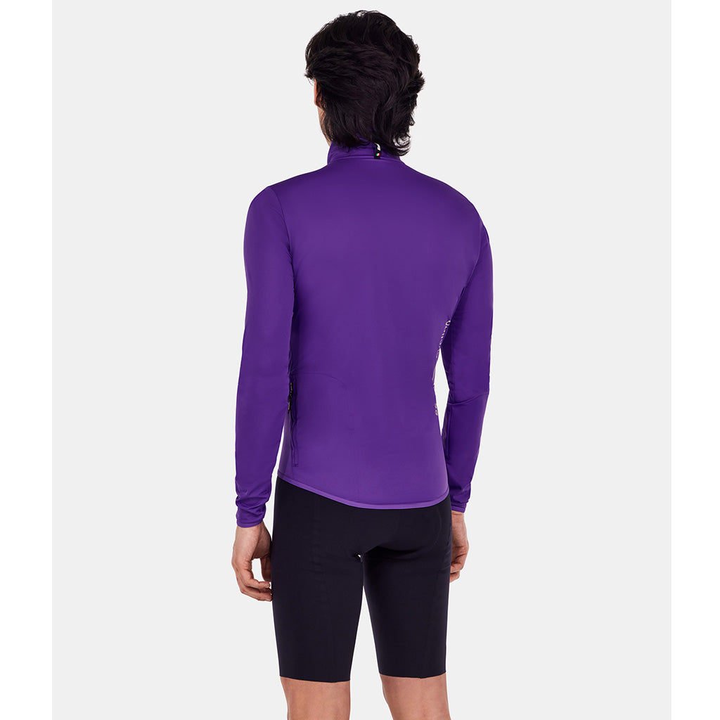 Santini Magic Packable Waterproof Unisex Cycling Jacket (Purple)