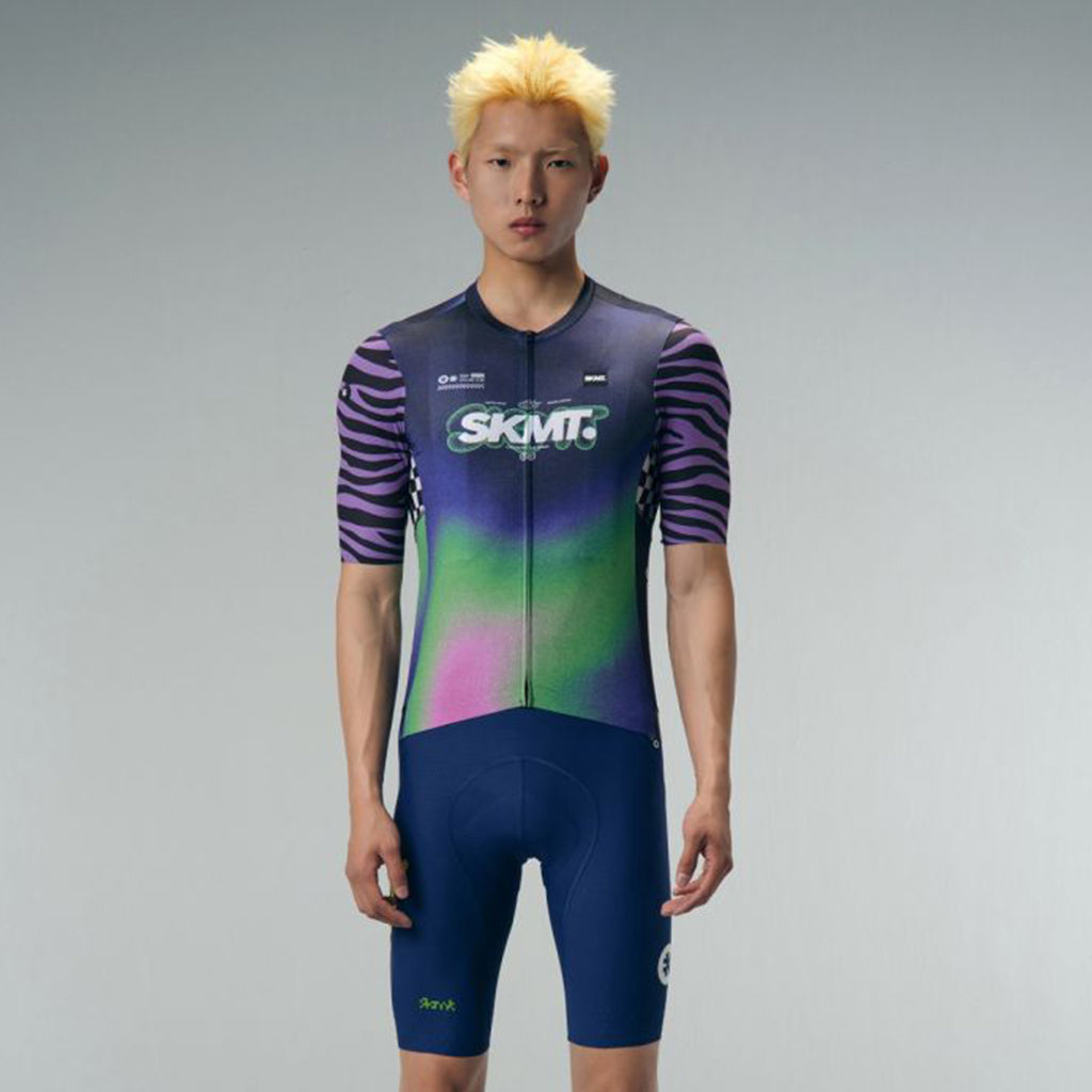 Monton SKMT Wild Signal Unisex Cycling Jersey (Neon Violet)