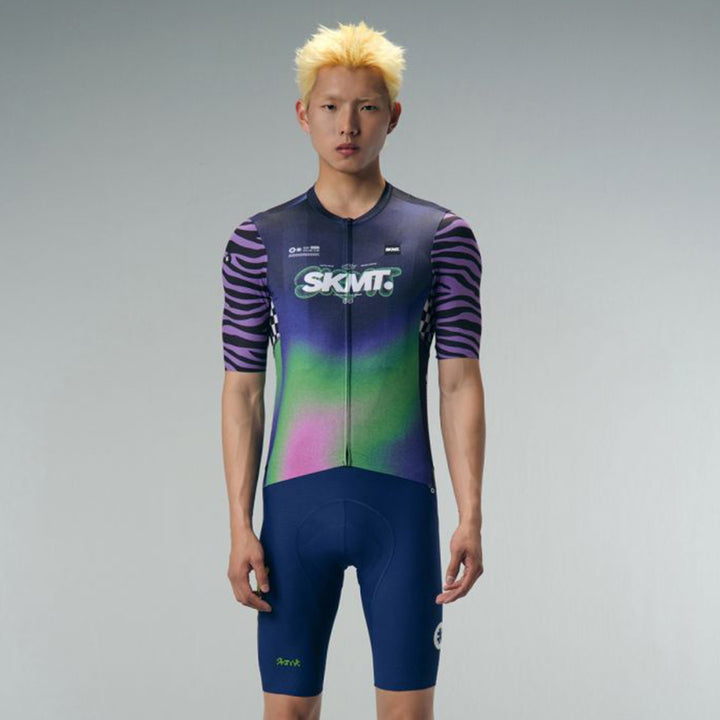 Monton SKMT Wild Signal Unisex Cycling Jersey (Neon Violet)