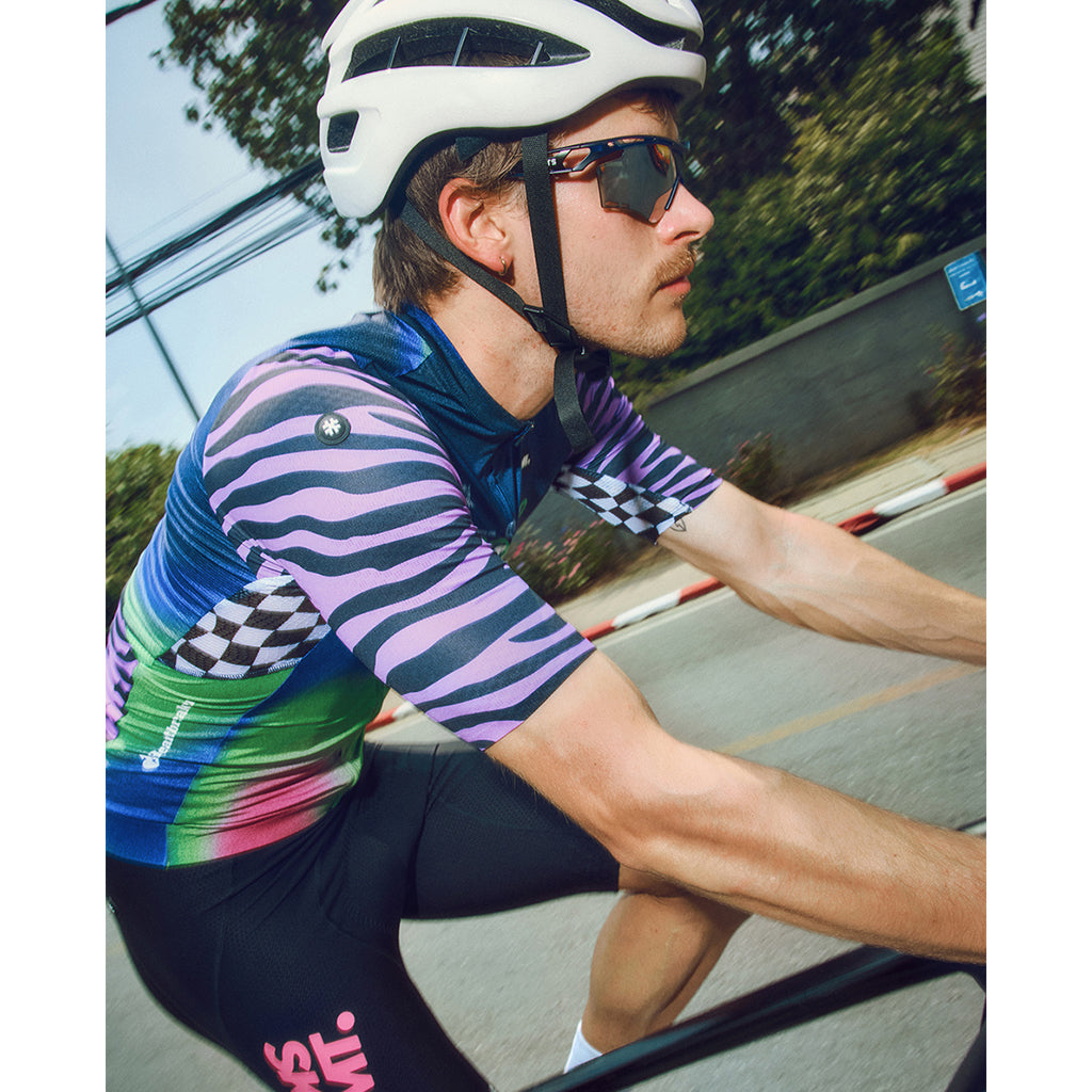 Monton SKMT Wild Signal Unisex Cycling Jersey (Neon Violet)