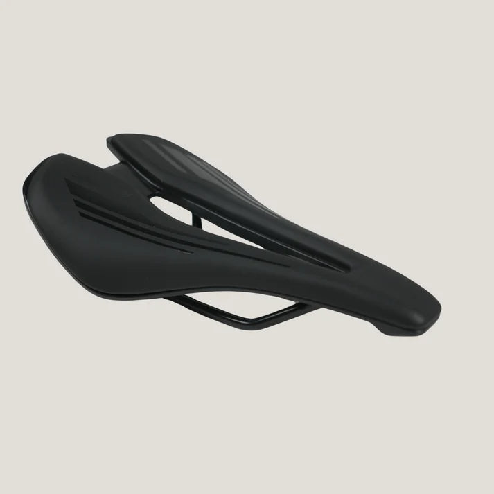 Rockbros Cutout Saddle with Steel Rails (Black)