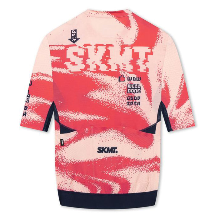 Monton SKMT Offset Unisex Cycling Jersey (Muted Coral)