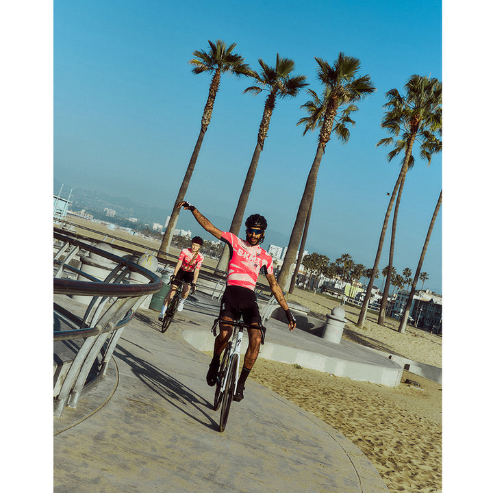 Monton SKMT Offset Unisex Cycling Jersey (Muted Coral)