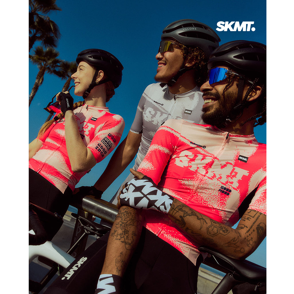 Monton SKMT Offset Unisex Cycling Jersey (Muted Coral)