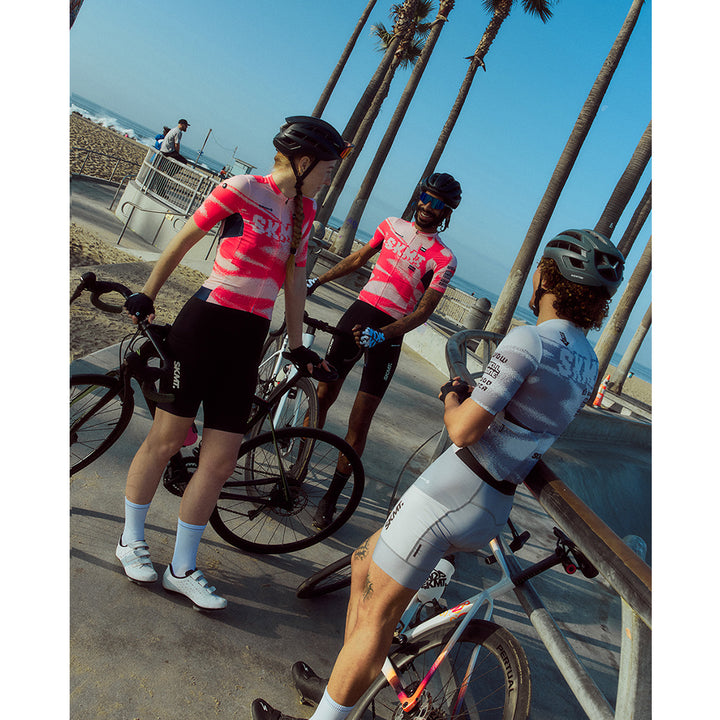 Monton SKMT Offset Unisex Cycling Jersey (Muted Coral)