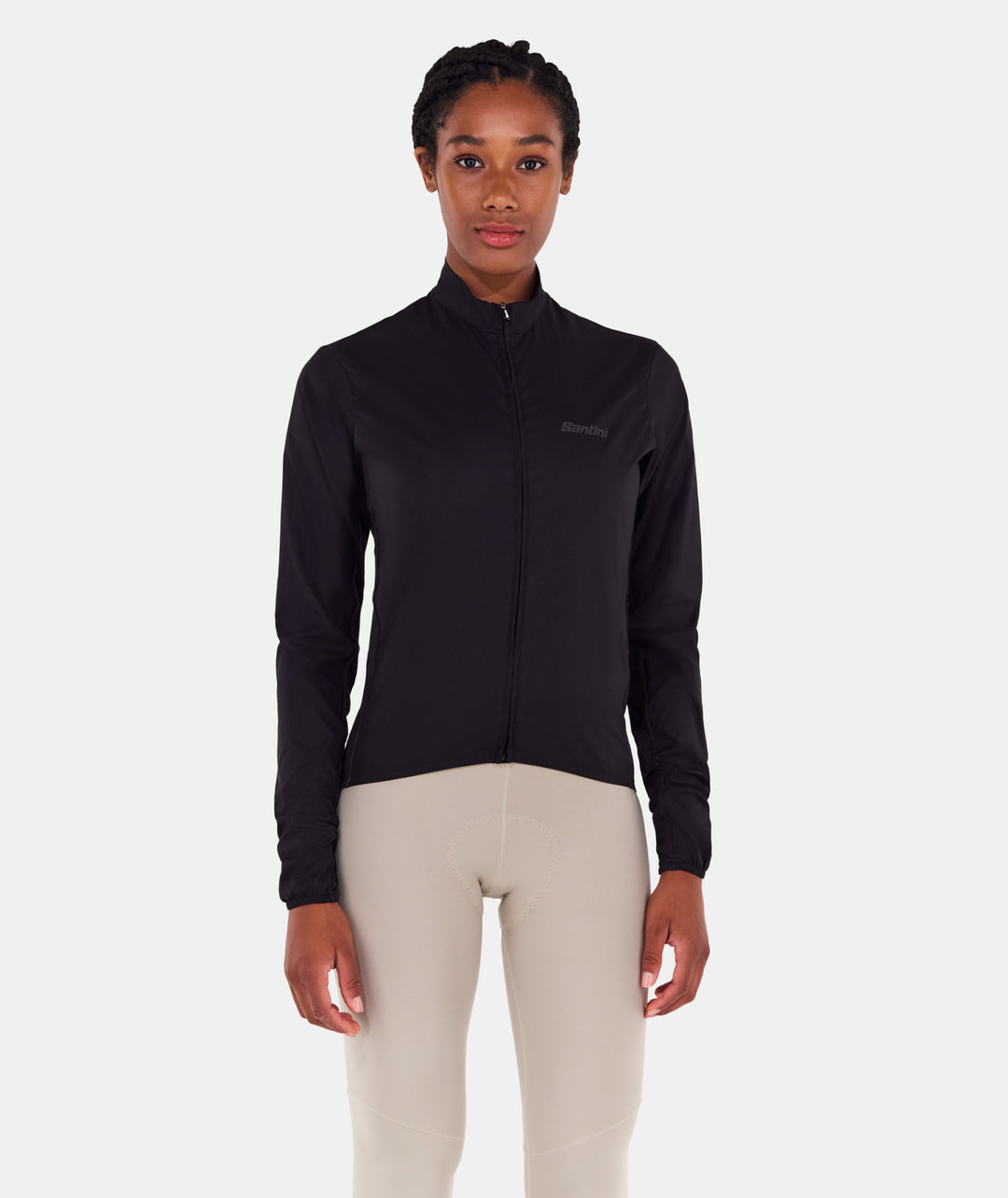 Santini Ready To Ride Wind Jacket (Burgundy)