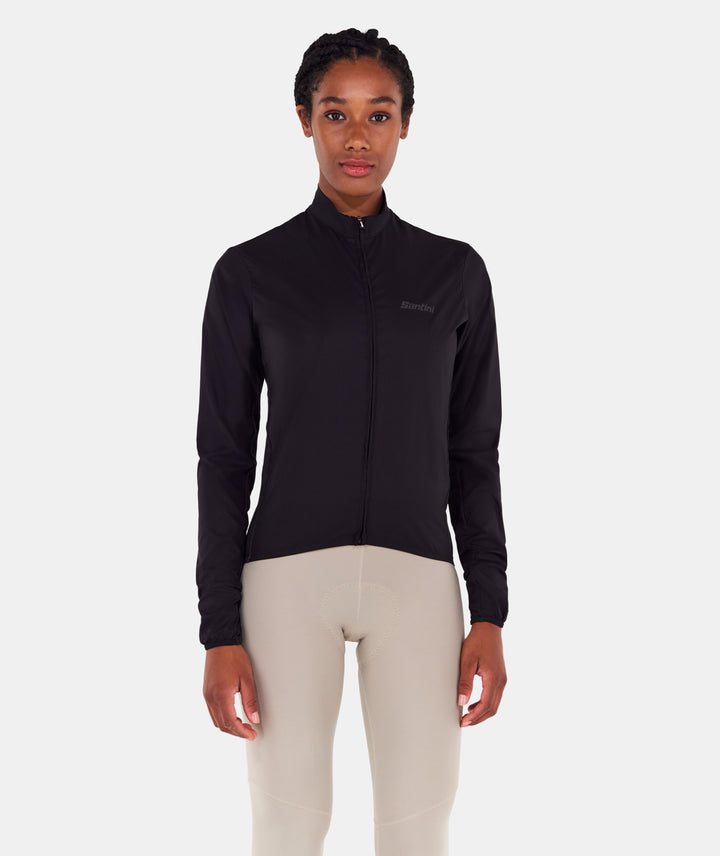 Santini Ready To Ride Wind Jacket (Burgundy)