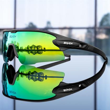 Kapvoe SCVCN S2 Sport Sunglasses (Green/Black)