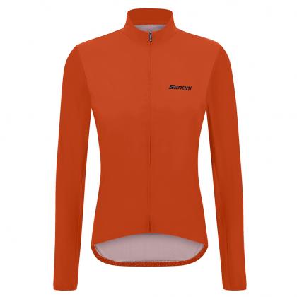 Santini Ready To Ride Unisex Wind Cycling Jacket (Rust)