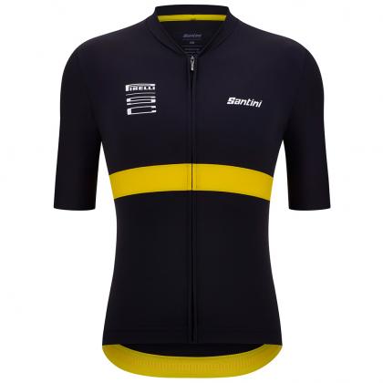 Santini Pirelli Sport Club Men's Cycling Jersey (Black)