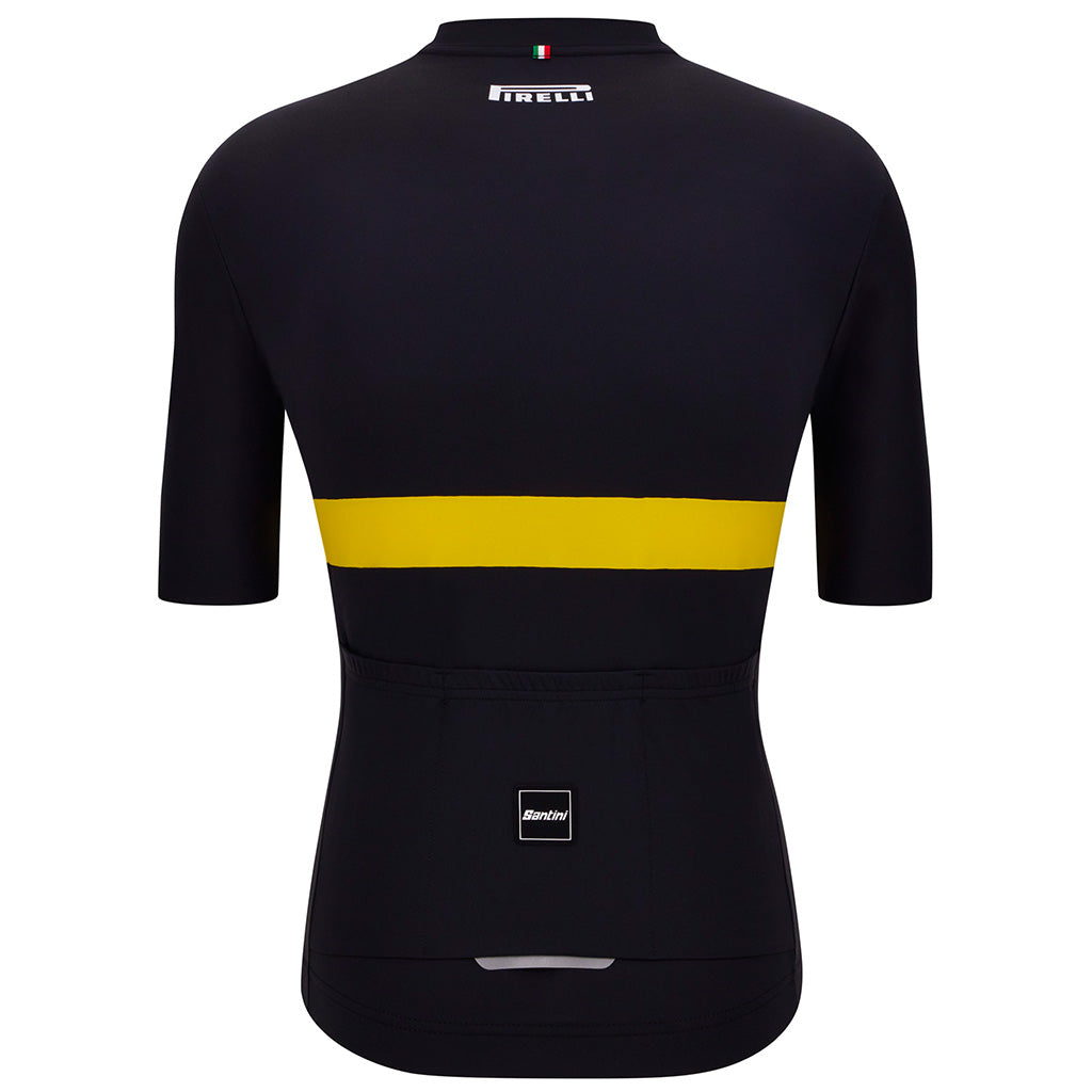 Santini Pirelli Sport Club Men's Cycling Jersey (Black)