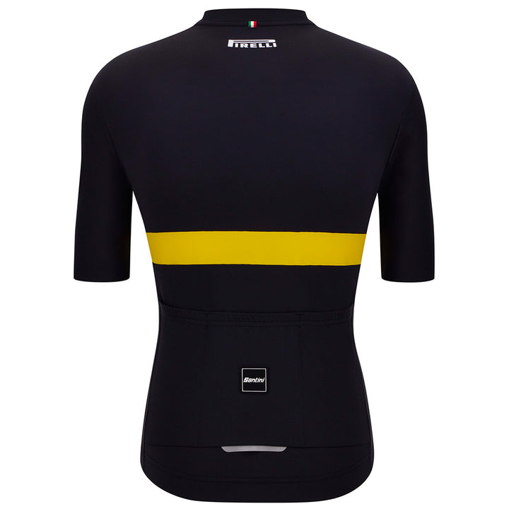 Santini Pirelli Sport Club Men's Cycling Jersey (Black)