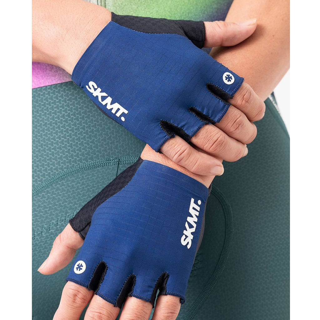 Monton SKMT Flux Block Unisex Gloves (Deep Blue)