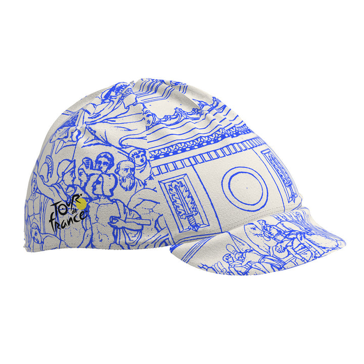 Santini TDF Arrivee Arc De Triomphe Cycling Cap (Print)
