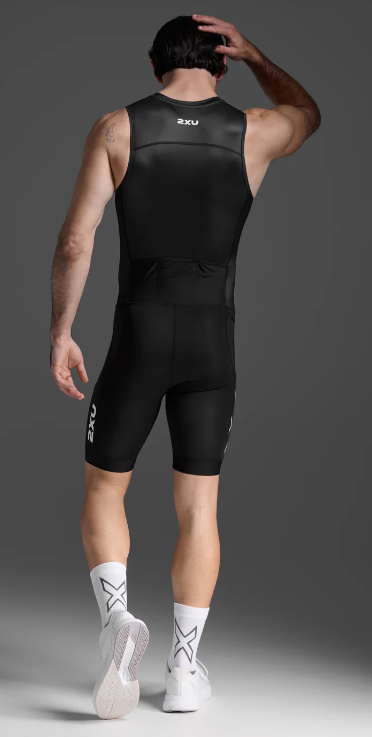 2XU MT7398D Core Men's Triathlon Suit (Black/White)