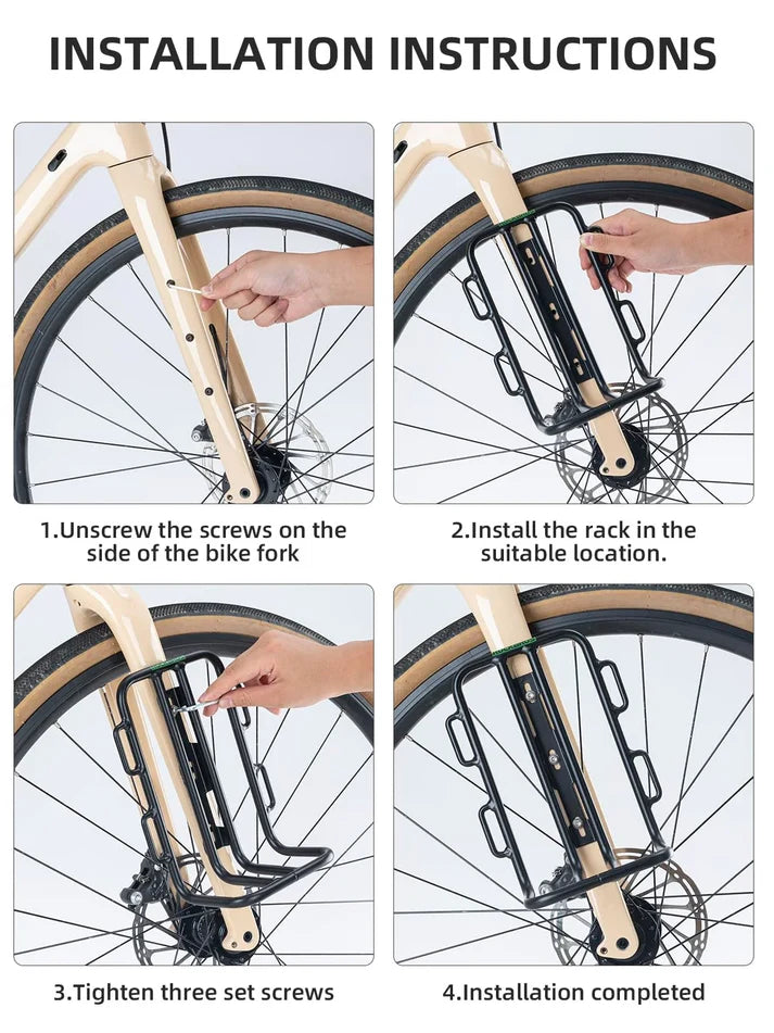 Rockbros Front Fork Rack for Bikepacking
