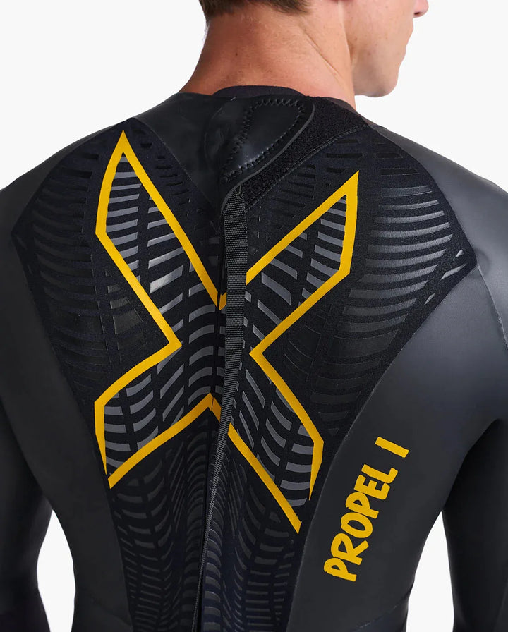 2XU MW4991C P1 Propel Men's Wetsuit (Black/Ambition)