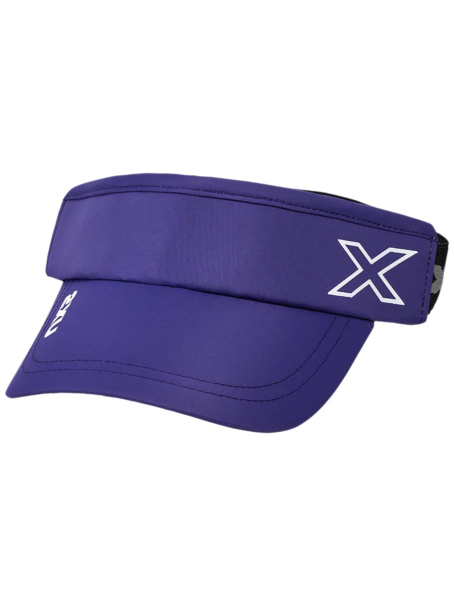 2XU UQ6165F Performance Visor Unisex Running Cap (Future Dusk/White)