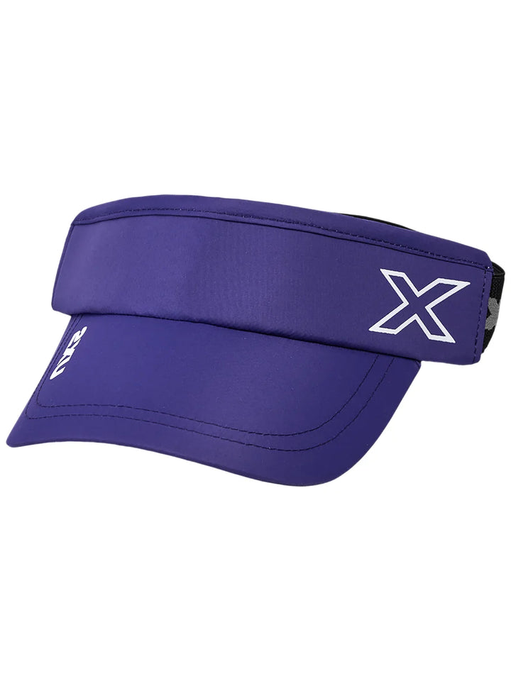 2XU UQ6165F Performance Visor Unisex Running Cap (Future Dusk/White)
