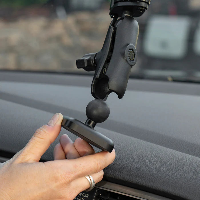 Peak Design Mobile Car Mount Ball Qi2 Charging Adapter (Black)