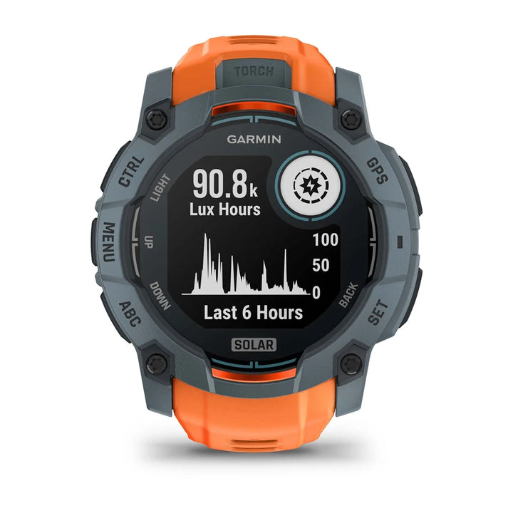 Garmin Instinct 3 Solar Smart Watch (Twilight/Solstice Band)