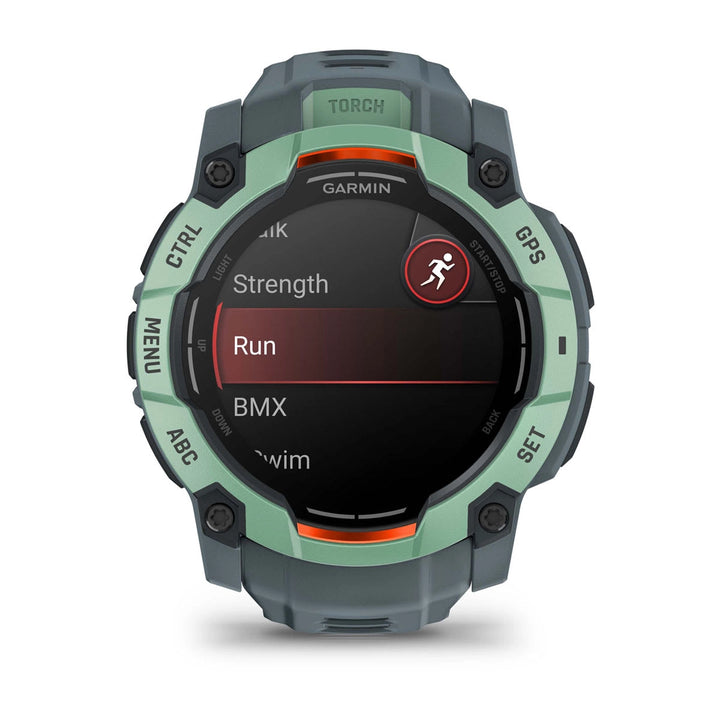 Garmin Instinct 3 Amoled Smart Watch (Neotropic/Twilight Band)