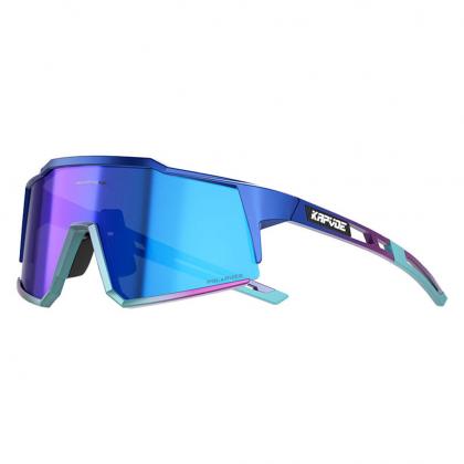 Kapvoe KE9022 Sport Sunglasses (Blue/Purple)