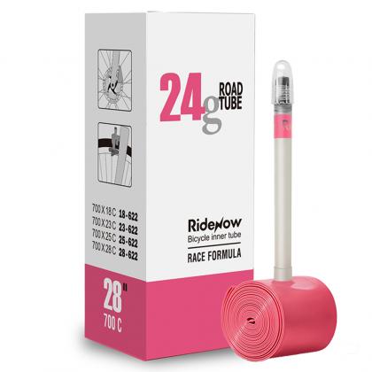 RideNow 700x18-28c 65mm Super Light Presta Valve Road Inner Tube