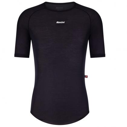 Santini Dry Winter Unisex Cycling Baselayer (Black)