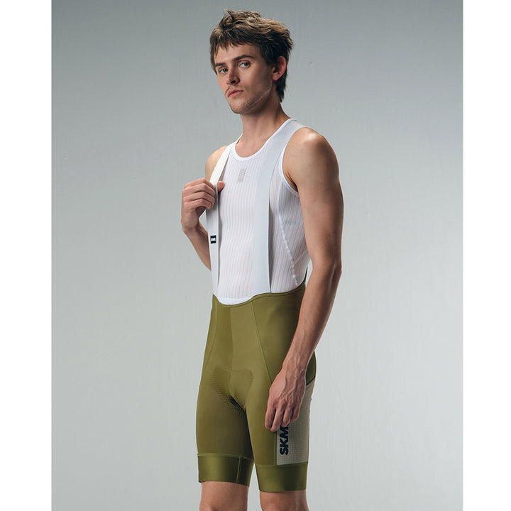 Monton Motion Utility Men's Cycling Bib Shorts (Military Green)