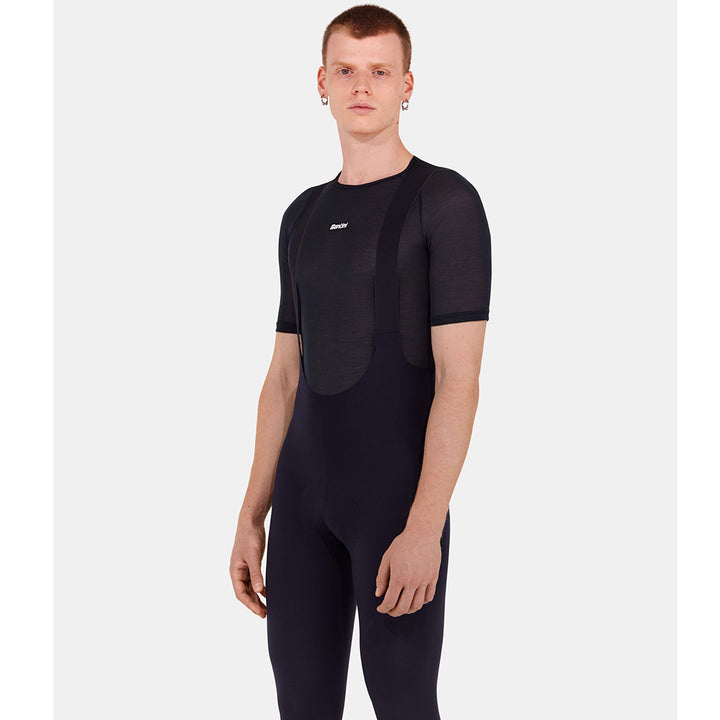 Santini Dry Winter Unisex Cycling Baselayer (Black)