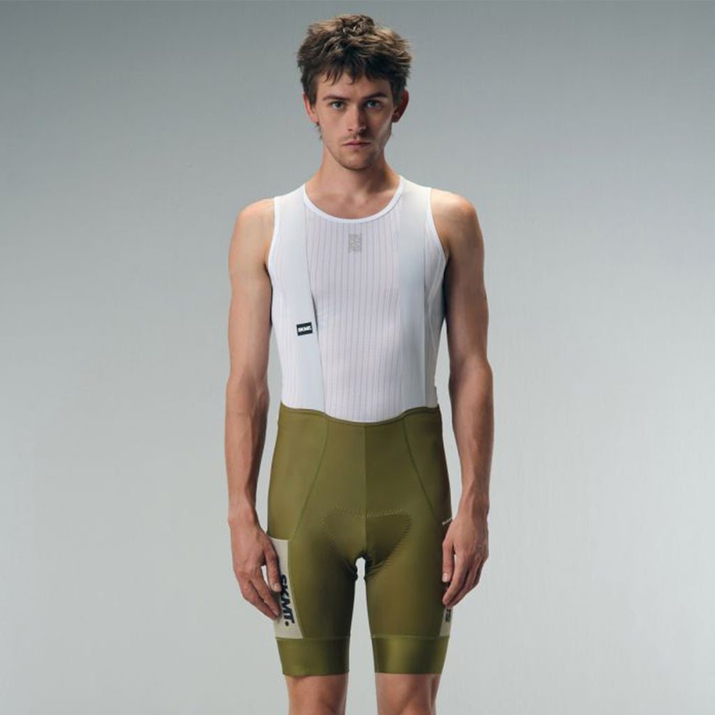 Monton Motion Utility Men's Cycling Bib Shorts (Military Green)