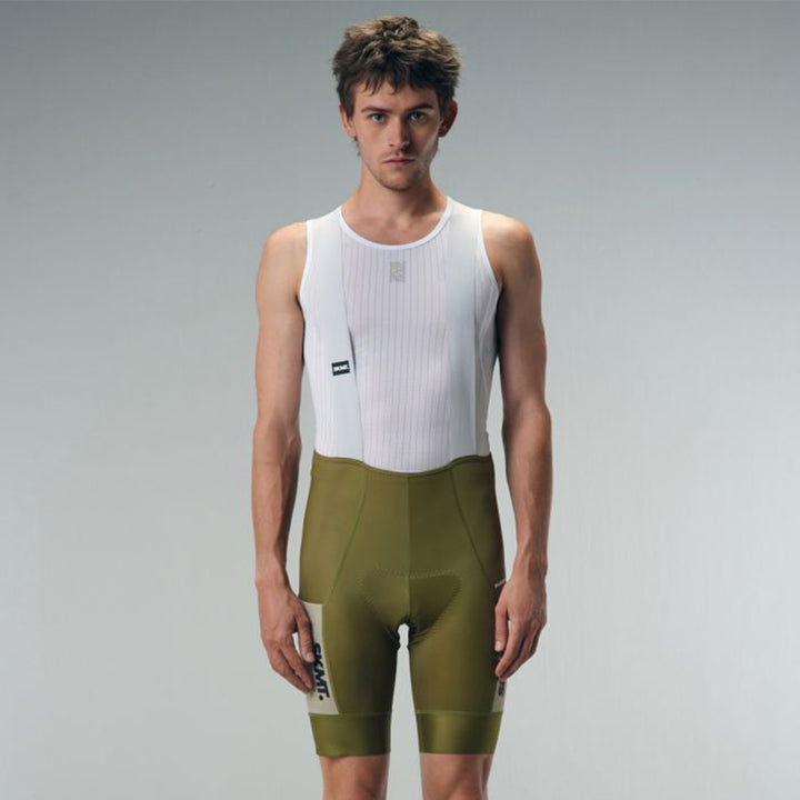 Monton Motion Utility Men's Cycling Bib Shorts (Military Green)