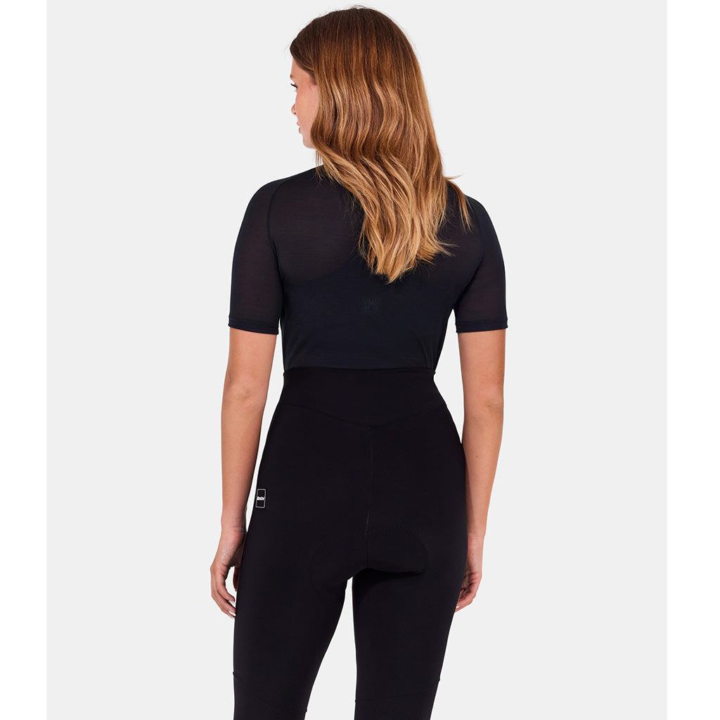 Santini Dry Winter Unisex Cycling Baselayer (Black)