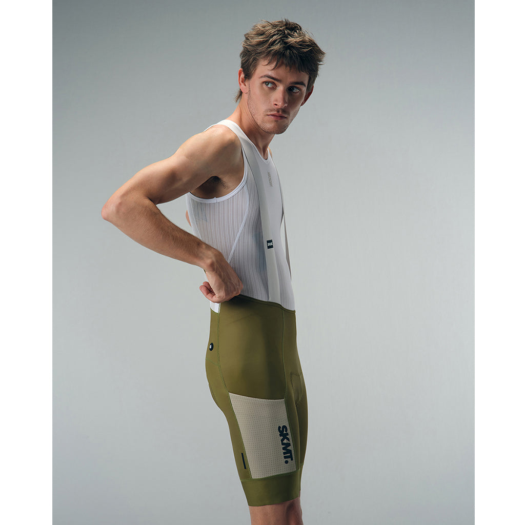 Monton Motion Utility Men's Cycling Bib Shorts (Military Green)